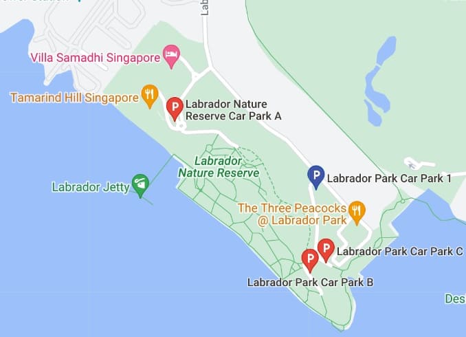 Labrador Park car park map
