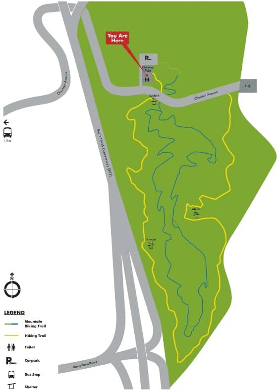Chestnut Nature Park map 2